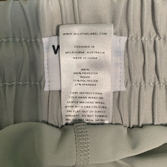 Anthropologie Wilo The Label lined Running Shorts Size Medium - Picture 4 of 4